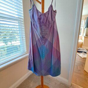 Vintage Gap Plaid Sun Dress Large Petite